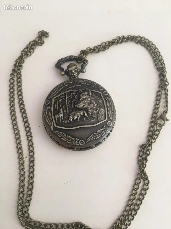 Montre à gousset loup